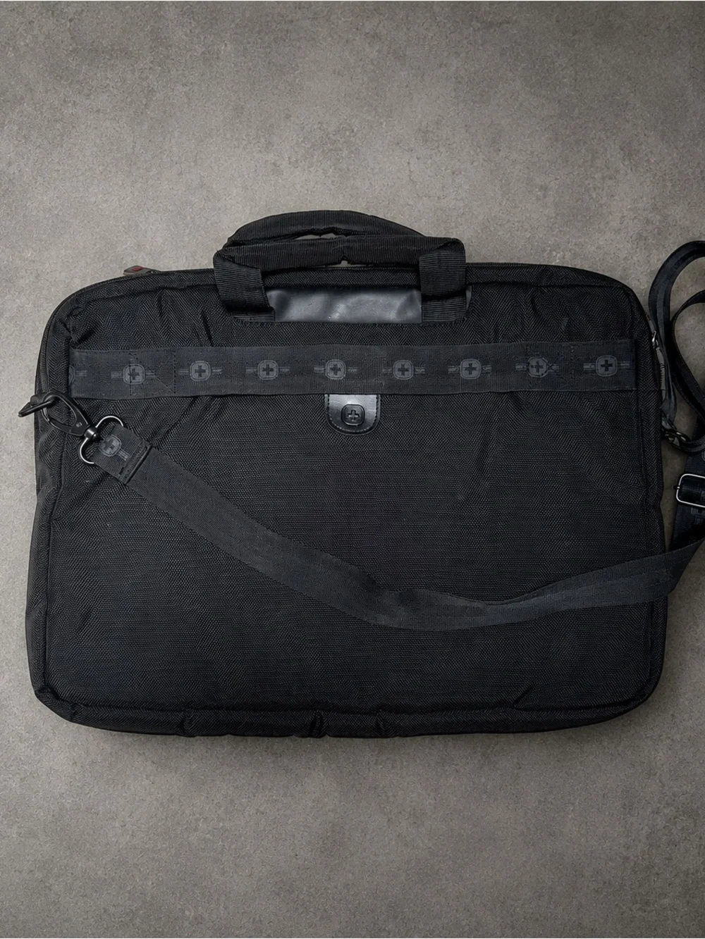 SwissGear Black Laptop Bag Messenger Briefcase Shoulder Bag Computer Case Red